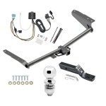 Trailer Tow Hitch For 18-23 Honda Odyssey With Fuse Provisions Complete Package w/ Wiring and 2" Ball
