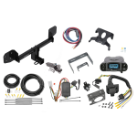 Trailer Hitch Tow Package Prodigy P3 Brake Control For 10-19 Subaru Outback Wagon, Except Sport w/ 7-Way RV Wiring 2" Drop Mount 2" Ball Class 3 2" Receiver Draw-Tite Tekonsha