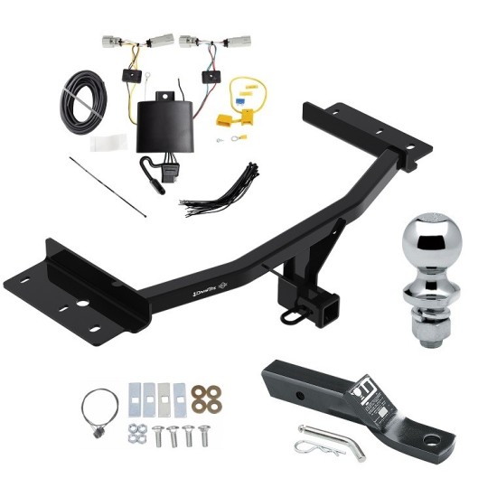 Trailer Tow Hitch For 20-24 Lincoln Aviator 2" Receiver Complete Package w/ Wiring and 1-7/8" Ball