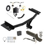 Trailer Tow Hitch For 20-24 Lincoln Aviator Deluxe Package Wiring 2" Ball Mount and Lock