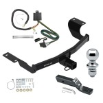 Trailer Tow Hitch For 17-25 Honda CR-V Complete Package w/ Wiring and 1-7/8" Ball