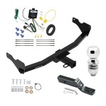 Trailer Tow Hitch For 19-24 Audi Q3 (Except w/Hands-Free Liftgate Sensor) Complete Package w/ Wiring and 2" Ball