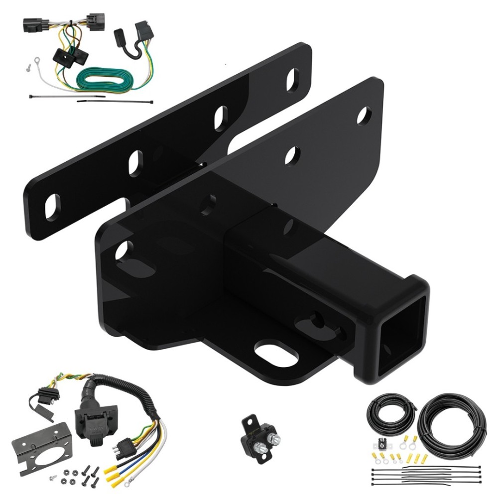 Trailer Hitch w/ 7-Way RV Wiring For 07-17 Jeep Wrangler ...