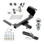 Trailer Tow Hitch For 18-23 GMC Terrain Except Diesel with Tow Prep Package w/ Wiring and 1-7/8" Ball