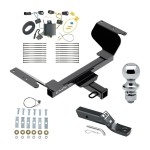 Trailer Tow Hitch For 18-22 Chevy Equinox Premier Except Models w/1.6L Diesel Complete Package w/ Wiring and 1-7/8" Ball