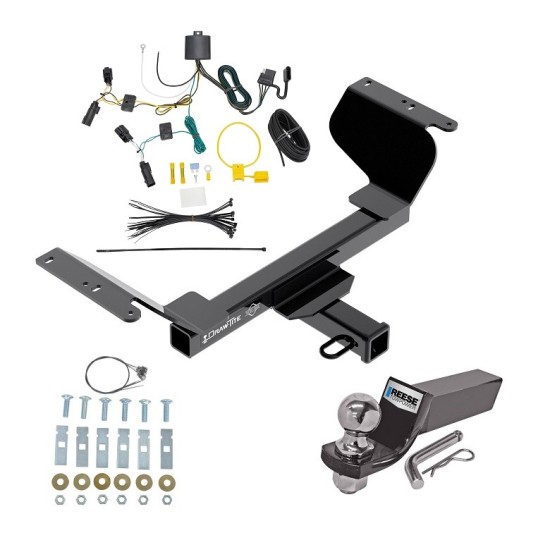 Tow Package For 18-23 GMC Terrain Except Diesel Trailer Hitch w/ Wiring 2" Drop Mount 2" Ball 2" Receiver