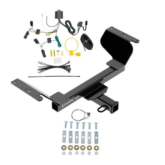 Trailer Tow Hitch For 18-23 GMC Terrain Except Diesel without Tow Prep Pkg w/ Wiring Kit