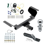 Trailer Tow Hitch For 2022 Chevrolet Equinox Except Premier or Models w/1.6L Diesel 2" Receiver Complete Package w/ Wiring and 1-7/8" Ball