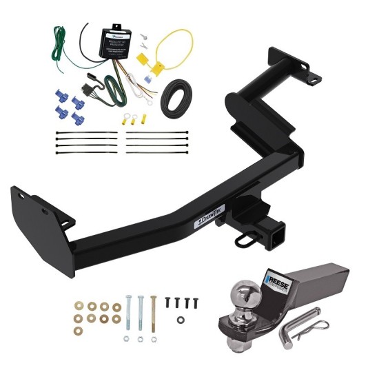 Trailer Tow Hitch For 23-24 Hyundai Palisade KIA Telluride Complete Package w/ Wiring and 2" Ball