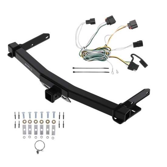 Trailer Tow Hitch For 11-13 Jeep Grand Cherokee Exc SRT-8 Fascia w/ Wiring Harness Kit