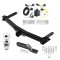 Trailer Tow Hitch For 14-23 Dodge Durango All Styles Complete Package w/ Wiring and 2" Ball