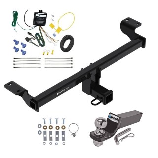 Trailer Tow Hitch For 21-23 Lincoln Corsair 23-23 Ford Escape Except Plug-In-Hybrid Complete Package w/ Wiring and 2" Ball