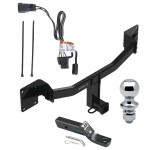 Trailer Tow Hitch For 2021-2023 Buick Envision 2" Receiver Class 3 w/ Wiring Harness Kit + 1-7/8" Ball