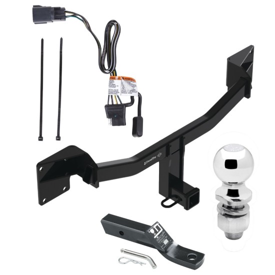 Trailer Tow Hitch For 2021-2023 Buick Envision Complete Package w/ Wiring Harness Kit and 2" Ball