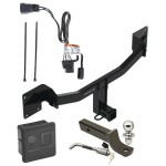 Trailer Tow Hitch For 2021-2023 Buick Envision Deluxe Package Wiring 2" Ball Mount and Lock