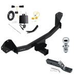 Trailer Tow Hitch For 22-23 Chevrolet Bolt EUV Class 3 2" Receiver Complete Package w/ Wiring and 1-7/8" Ball