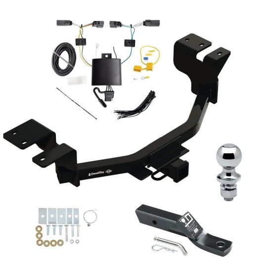 Trailer Tow Hitch For 22-23 Ford Maverick Class 3 2" Receiver Complete Package w/ Wiring and 1-7/8" Ball