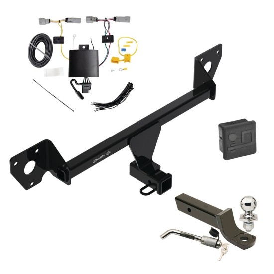 Trailer Tow Hitch For 21-25 Chevrolet Trailblazer Except w/LED Taillights Deluxe Package Wiring 2" Ball Mount and Lock