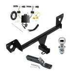 Trailer Tow Hitch For 20-24 Buick Encore GX Class 3 2" Receiver Complete Package w/ Wiring and 1-7/8" Ball