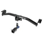 Trailer Tow Hitch For 16-22 Lexus RX350 RX450h Hidden Removable 2" Receiver w/ Plug & Play Wiring Kit Class 3 Draw-Tite