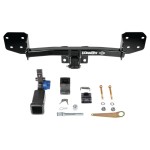 Trailer Tow Hitch For 10-19 Subaru Outback Wagon Except Sport Hidden Removable 2" Receiver Class 3 Draw-Tite