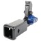 Trailer Tow Hitch For 18-24 Audi Q5 18-23 SQ5 Hidden Removable 2" Receiver Deluxe Package Wiring 2" Ball Mount and Lock