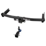 Trailer Tow Hitch For 18-24 Volkswagen Tiguan 19-24 Audi Q3 Hidden Removable 2" Receiver Class 3 Draw-Tite