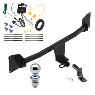 Reese Trailer Tow Hitch For 2020-2022 Volkswagen Passat w/ LED Taillights Complete Package w/ Wiring Draw Bar and 2" Ball