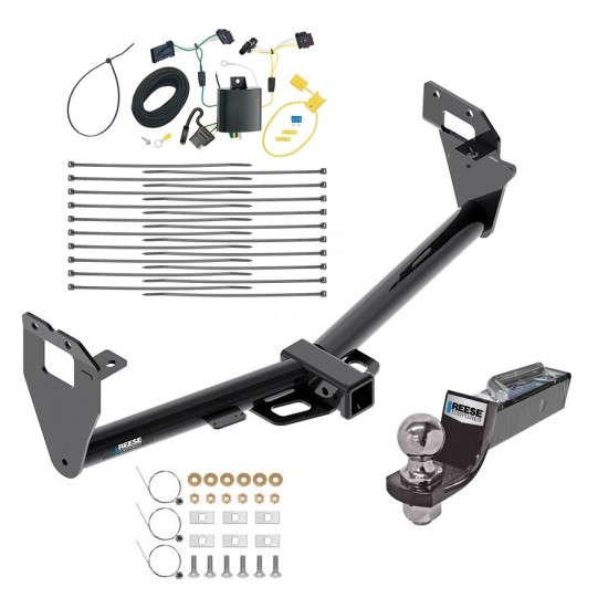 Tow Package For 15-23 Jeep Renegade Trailer Hitch w/ Wiring 2" Drop Mount 2" Ball 2" Receiver Reese