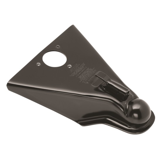 Fulton A-Frame Trailer Coupler Tongue Weld-On 10,000 lbs 2-5/16" Ball Low Profile Latch Black