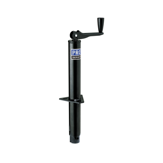 Pro Series 2K A-Frame Black Powdercoat Trailer Jack, Sidewind, Durable