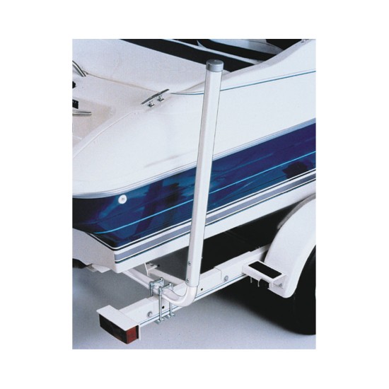 Fulton Marine Grade PVC Trailer Boat Guide Pair 44" Pole Post Guides Clamp On Best Side Guides Fits Pontoon Aluminum and other Boat Trailers
