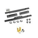 For 2011-2016 Ford F-450 Super Duty Elite Series Fifth Wheel Hitch Mounting System Rail Kit For Models w/o Factory Puck System + King Pin Lock (Excludes: Cab & Chassis, w/o Factory Puck System Models) By Reese