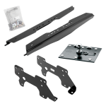 For 2010-2013 Dodge Ram 2500 Fold Down Plate Underbed Gooseneck Hitch System (For All Styles, w/o Factory Puck System Models) By Draw-Tite