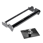 For 2015-2023 Ford F-150 Fold Down Plate Underbed Gooseneck Hitch System (Excludes: Raptor, w/o Factory Puck System Models) By Draw-Tite