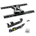 For 2011-2016 Ford F-450 Super Duty Custom Industry Standard Above Bed Rail Kit + 25K Reese Gooseneck Hitch (For 5'8 or Shorter Bed (Sidewinder Required), Except Cab & Chassis, w/o Factory Puck System Models) By Reese