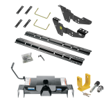 For 1999-2004 GMC Sierra 2500 Custom Industry Standard Above Bed Rail Kit + 16K Fifth Wheel + King Pin Lock (For 6-1/2' and 8 foot Bed, w/o Factory Puck System Models) By Reese