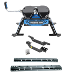 For 2011-2019 Chevrolet Silverado 3500 HD Custom Industry Standard Above Bed Rail Kit + Reese M5 20K Fifth Wheel (For 5'8 or Shorter Bed (Sidewinder Required), Except w/OEM HD Towing Prep Package, w/o Factory Puck System Models) By Reese