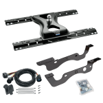 For 2017-2022 Ford F-250 Super Duty Custom Industry Standard Above Bed Rail Kit + 25K Reese Gooseneck Hitch + In-Bed Wiring (For 5'8 or Shorter Bed (Sidewinder Required), Except Dual Rear Wheel or Cab & Chassis, w/o Factory Puck System Models) By Rees