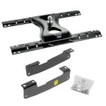 For 2004-2014 Ford F-150 Custom Industry Standard Above Bed Rail Kit + 25K Reese Gooseneck Hitch (For 6-1/2' and 8 foot Bed, w/o Factory Puck System Models) By Reese