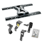 For 2006-2008 Dodge Ram 1500 Custom Industry Standard Above Bed Rail Kit + 25K Reese Gooseneck Hitch (For 5'8 or Shorter Bed (Sidewinder Required), Mega Cab, w/o Factory Puck System Models) By Reese