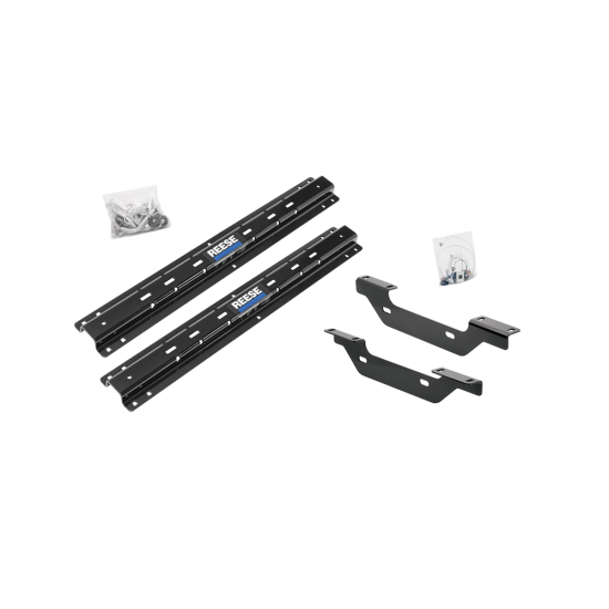 For 2011-2019 Chevrolet Silverado 3500 HD Custom Outboard Above Bed Rail Kit (For 5'8 or Shorter Bed (Sidewinder Required), Except w/OEM HD Towing Prep Package, w/o Factory Puck System Models) By Reese