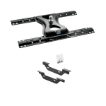 For 2011-2019 Chevrolet Silverado 2500 HD Custom Outboard Above Bed Rail Kit + 25K Reese Gooseneck Hitch (For 5'8 or Shorter Bed (Sidewinder Required), Except w/OEM HD Towing Prep Package, w/o Factory Puck System Models) By Reese