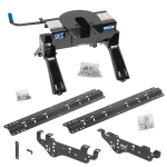 For 1999-2010 Ford F-350 Super Duty Custom Outboard Above Bed Rail Kit + 20K Fifth Wheel (For 5'8 or Shorter Bed (Sidewinder Required), Except Cab & Chassis, w/o Factory Puck System Models) By Reese