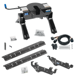 For 1999-2010 Ford F-350 Super Duty Custom Outboard Above Bed Rail Kit + 20K Fifth Wheel + In-Bed Wiring (For 5'8 or Shorter Bed (Sidewinder Required), Except Cab & Chassis, w/o Factory Puck System Models) By Reese