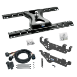 For 1999-2010 Ford F-250 Super Duty Custom Outboard Above Bed Rail Kit + 25K Reese Gooseneck Hitch + In-Bed Wiring (For 5'8 or Shorter Bed (Sidewinder Required), Except Cab & Chassis, w/o Factory Puck System Models) By Reese