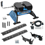 For 2011-2013 RAM 2500 Custom Outboard Above Bed Rail Kit + Reese M5 27K Fifth Wheel + In-Bed Wiring (For 5'8 or Shorter Bed (Sidewinder Required), w/o Factory Puck System Models) By Reese