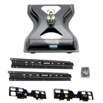 For 2019-2019 GMC Sierra 1500 Custom Outboard Above Bed Rail Kit + 25K Reese Gooseneck Hitch (For 5'8 or Shorter Bed (Sidewinder Required), (New Body Style), w/o Factory Puck System Models) By Reese