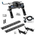 For 2013-2019 RAM 3500 Custom Outboard Above Bed Rail Kit + 20K Fifth Wheel + In-Bed Wiring (For 5'8 or Shorter Bed (Sidewinder Required), Except w/RamBox Cargo Management System or Models w/Air Suspension, w/o Factory Puck System Models) By Reese