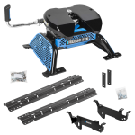 For 2013-2019 RAM 3500 Custom Outboard Above Bed Rail Kit + Reese M5 27K Fifth Wheel (For 5'8 or Shorter Bed (Sidewinder Required), Except w/RamBox Cargo Management System or Models w/Air Suspension, w/o Factory Puck System Models) By Reese